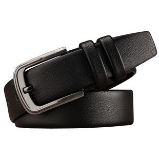 男士皮带休闲针扣腰带比牛皮还牛耐磨防刮耐用带眼时尚打眼裤带
