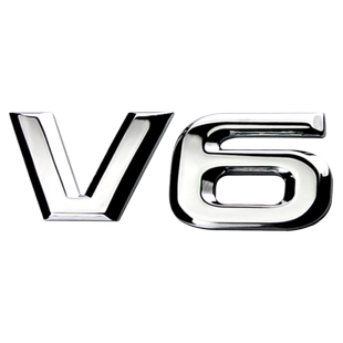适用于汉兰达V6 LIMITED金属改装车标VVTI尾贴AWD车身装饰贴尾标