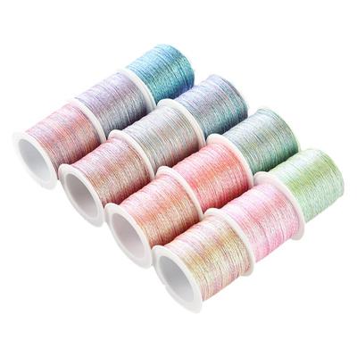 幻彩6股线diy手工编织