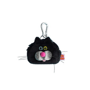 日本GLADEE 黑猫耳机收纳包Mini Case for AirPods Whiskers Cat