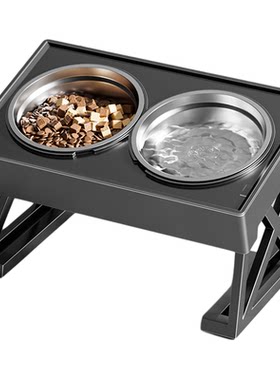 狗狗碗食盆猫碗双碗大型犬防打翻
