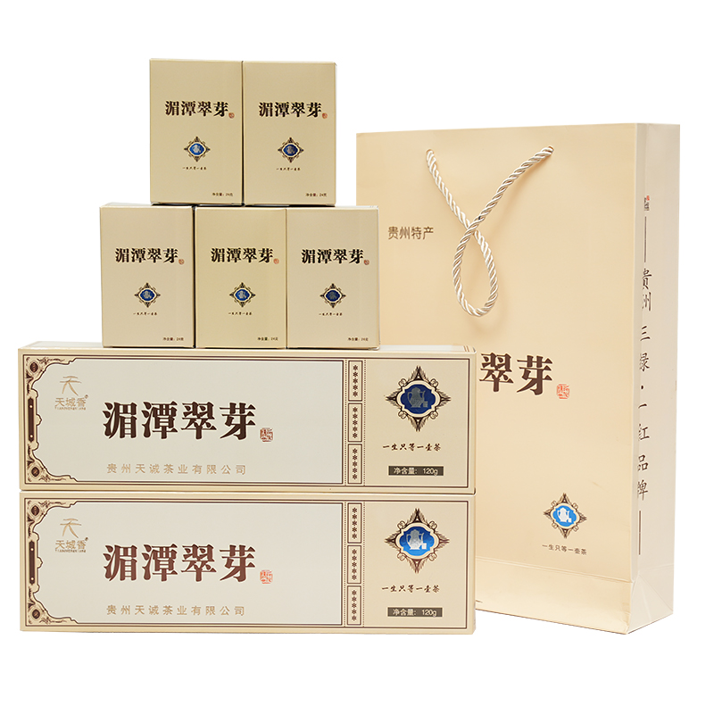 正宗贵州绿茶湄潭翠芽2025新茶明前雀舌特级独芽浓香型茶叶礼盒装