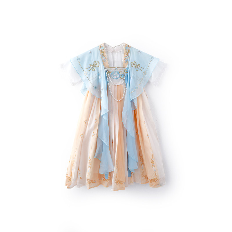 厵女童汉服超仙连衣裙