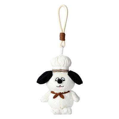 山莫花生漫画经典PEANUTS蒙脸史努比书包包挂件毛绒可爱玩偶挂饰