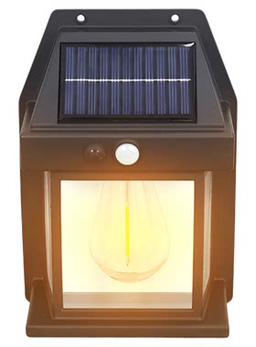 太阳能壁灯室外花园节能感应灯