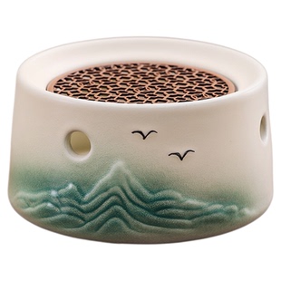 温茶炉蜡烛加热茶壶底座陶瓷煮茶炉高颜值暖茶炉温茶器家用烤茶器