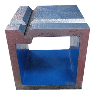 铸铁检验方箱T型槽测量加高工作台等高日字方箱V型槽加厚研磨垫箱