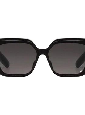 D家菱格纹防紫外线猫眼女潮墨镜