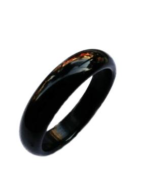 加厚岫玉飘花男女款大圈口手环