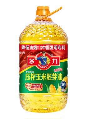 【蜜蜂惊喜社】多力黄金3益葵花籽油4.5L+玉米油5L组合食用油