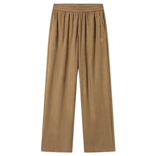 贵人鸟加绒裤子男款2025年秋冬季灯芯绒直筒裤男士阔腿裤运动男裤