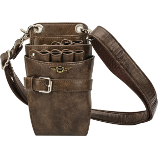 高级感美发工具包理发师剪刀包发型师剪子包剪发腰包宠物师斜挎包