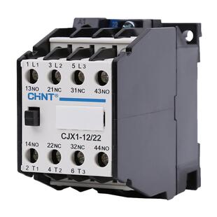正泰交流接触器CJX1-32/22 220V单相9/22 45A 140A三相380V二开闭