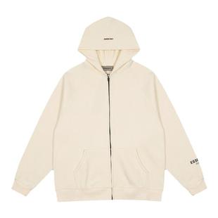 FEAR OF GOD FOG复线ESSENTIALS高街宽松开衫连帽卫衣拉链外套潮