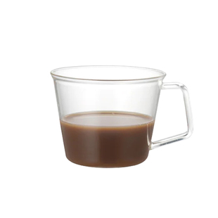 日本kinto咖啡杯CAST拿铁杯300ml办公室耐热设计师意式浓缩玻璃杯