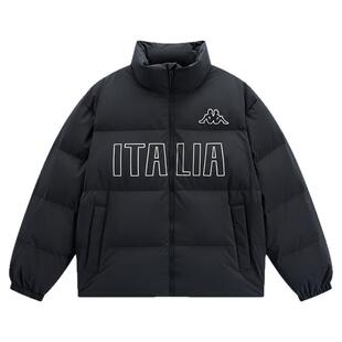 Kappa卡帕羽绒服女款2026新款冬季鸭绒情侣立领保暖外套面包服男