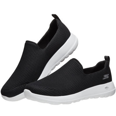 Skechers斯凯奇男鞋GOWALK健步鞋夏季厚底一脚蹬网面爸爸休闲鞋