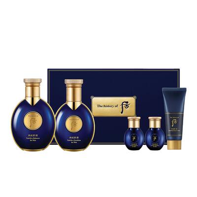 whoo/后拱辰享君男士水乳套装清爽控油水油平衡深层清洁送男朋友