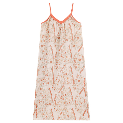 都市丽人带胸垫吊带睡裙可外穿