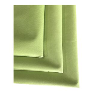 牛油果绿平纹头层猪皮里皮真皮箱包鞋靴手工DIY皮料0.5偏软DZ251