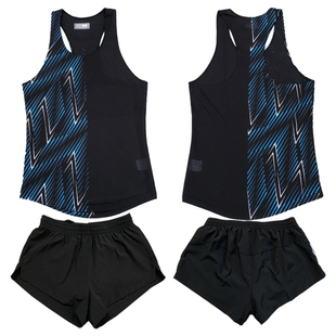 体育生训练服田径服男体考比赛服队服马拉松跑步背心运动服速干