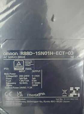 议价欧姆龙驱动器R88D1SN01HECT03没
