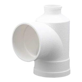 pvc排污水管配件瓶颈三通PVC瓶口三通家用下水管道排水接头110 75