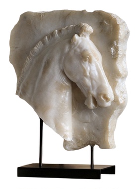 艺术马摆件中式复古玄关客厅装饰雕塑高级感别墅酒店摆设开业礼物