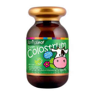 springleaf绿芙儿童牛初乳片奶片无添加青少年高钙免疫力保健品