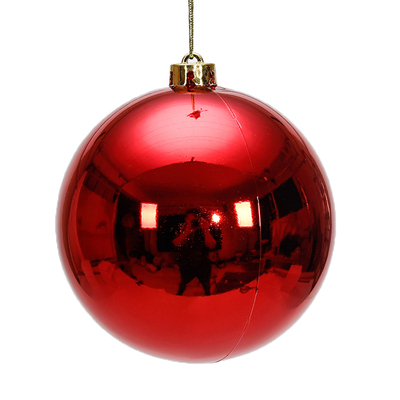 龙虎圣诞球15cm装饰彩球酒店吊球