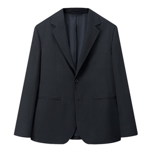 HLA/海澜之家山不在高系列休闲西服26春夏新平驳领微阔通勤外套男