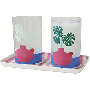 凯洛诗新品好事FA生花花杯渐变冷水杯创意情侣杯家用送礼过节礼物