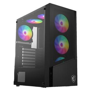 微星龙菱二代机箱台式机MATX玻璃侧透240水冷台式电脑MINI主机箱
