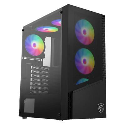 微星龙菱二代玻璃侧透机箱