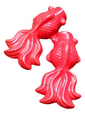 鱼跃龙门陶瓷金鱼`年年有鱼