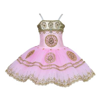 丹律诗 高端量身定制儿童芭蕾舞tutu裙帕基塔法老的女儿胡桃夹子