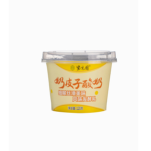 新鲜老北京紫光园奶皮子酸奶 网红特产食品老式原味茉莉抹茶酸奶