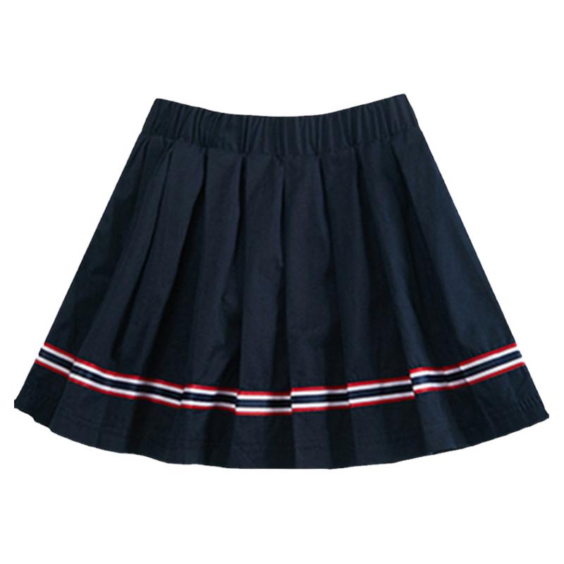 中小学生纯棉短袖裙装校服两件套老师同款长短裤运动套装高中班服