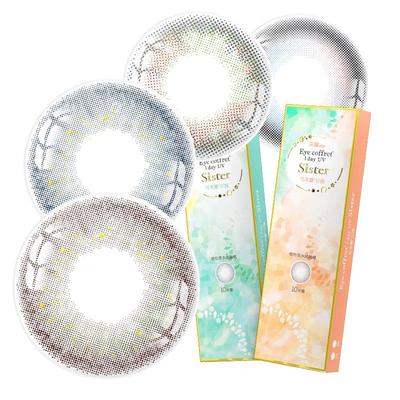 【自营】实瞳seed美瞳可芙蕾sister日抛10片装隐形眼镜大直径