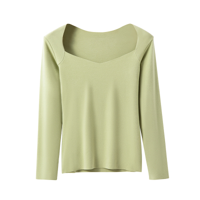 双面磨绒保暖上衣无痕女