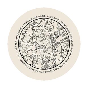 魔法少女樱鼠标垫小号圆形鼠标垫子女生笔记本电脑便携鼠标垫家用