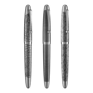 【新年礼物】日本Pilot百乐Sliver钢笔925纯银金属笔杆18k金镀铑尖成人练字高档送礼墨水笔FK-5MS