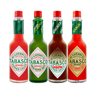 tabasco美国辣椒仔辣椒调味汁原味蒜牛排批萨沙拉酱家用原装进口