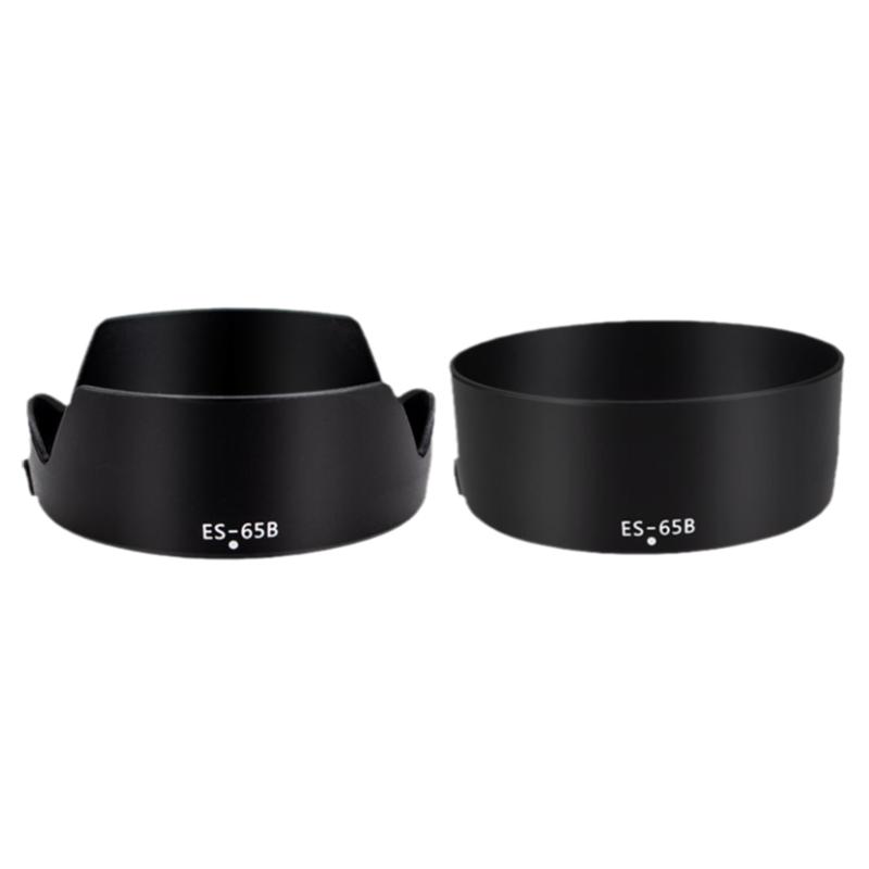 耐盾色ES-65B遮光罩适用佳能RF50小痰盂镜头R50 R8 R7 R10 RP相机