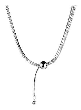 赵柯淳同款双层锁骨链