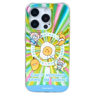 【支持17】艺术家授权星期天家蛋蛋要雄起双层半透镭射可爱卡通IMDiPhone16ProMax苹果15手机壳华为p70mate60