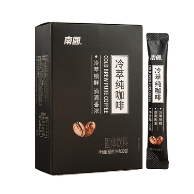 60g南国冷萃纯咖啡美式速溶咖啡