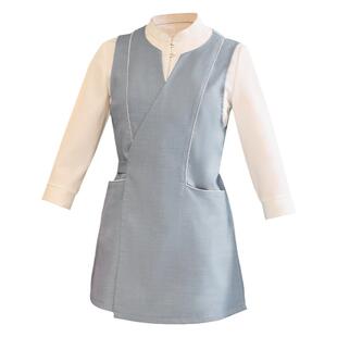 衣研堂酒店客房服务员工作服女售楼部保洁阿姨工作服秋冬马甲套装