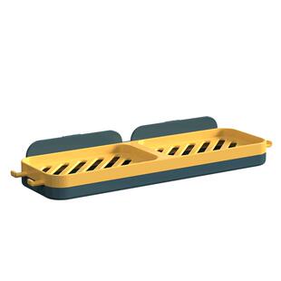 肥皂盒香皂置物架家用吸盘壁挂式免打孔浴室创意沥水收纳架不积水