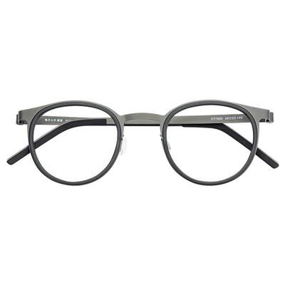 藤井太郎文艺复古纯钛眼镜框男配近视度数眼镜架女姜文同款眼睛框